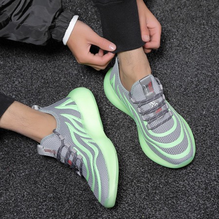 Men's Spring Sports Casual Shoes Thick-Soled Trendy Board Shoes